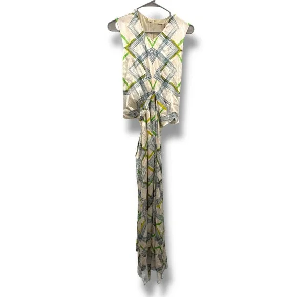 Alexis NWT Biasca Midi Dress Size Medium Geometric Print Sleeveless‎ Summer Chic